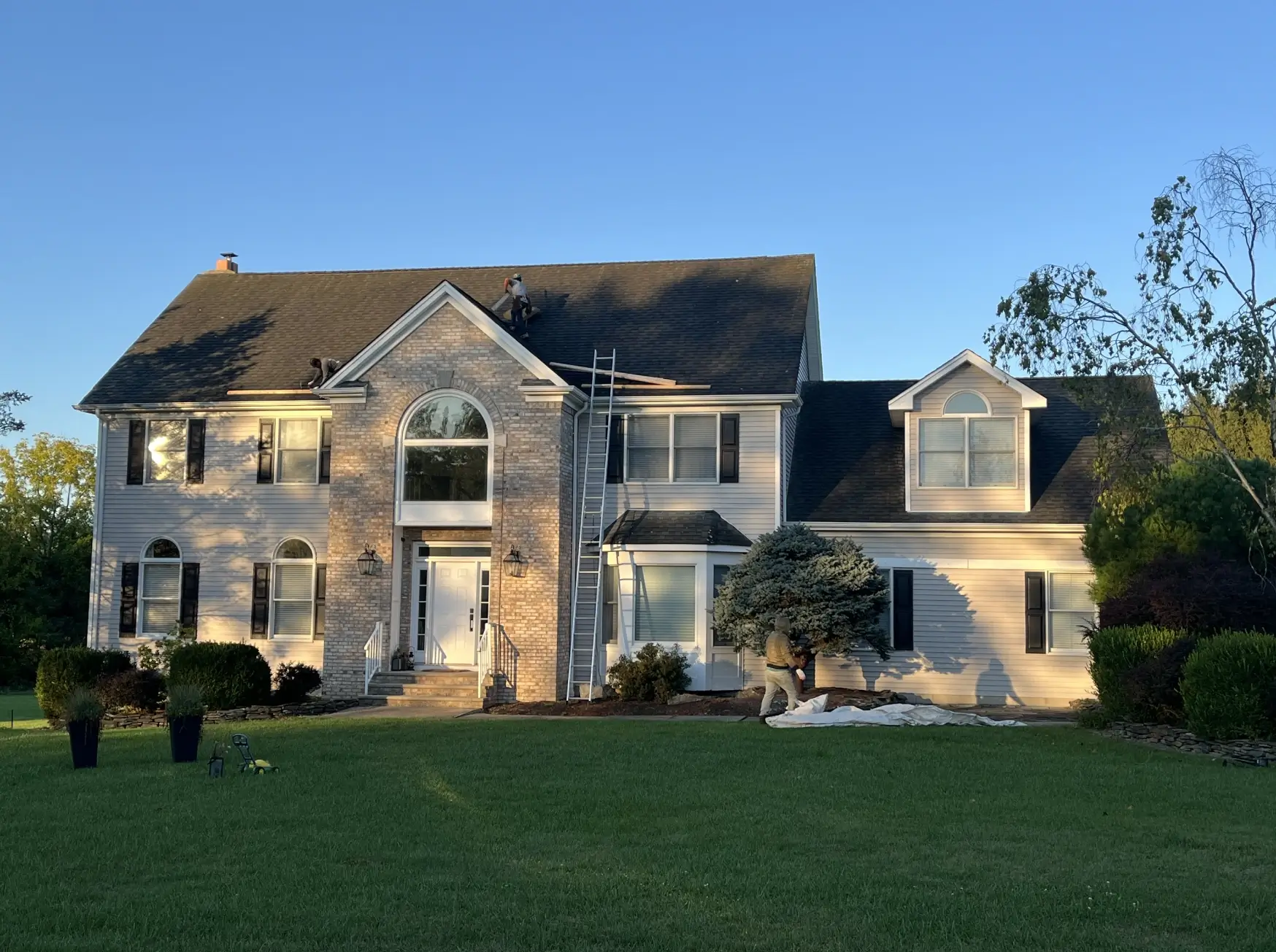 Completed B.K. Roofing project